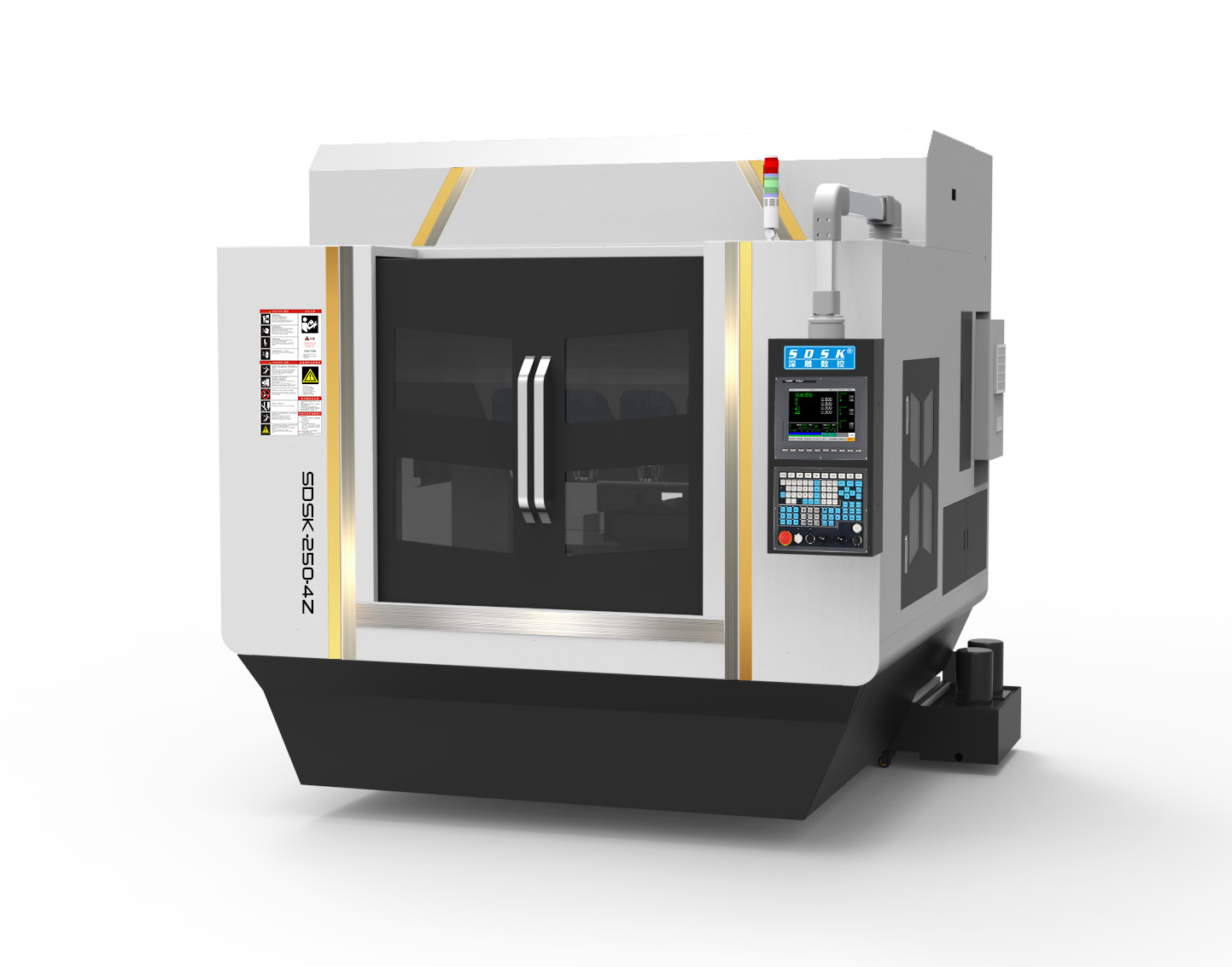 Four head precision carving machine with knife magazine SDSK250-4Z-ISO20 Four head precision carving machine with knife magazine SDSK250-4Z-ISO20